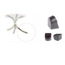 Ponteira Chanfrada externa para mesas com pés em ângulo 1 1/4" 32mm 4 PEÇAS Ponteira Chanfrada externa para mesas com pés em ângulo 1 1/4" 32mm 4 PEÇAS