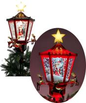 Ponteira Com Movimentos Para Árvore Natal Renas Noel Som Luz