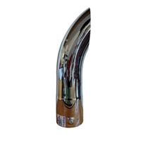 PONTEIRA CROMADA CURVA 4 X 410 mm ( MEDIA )