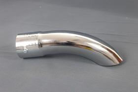 Ponteira Cromada De Caminhão Curva 3 290mm