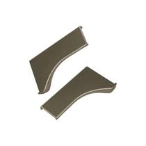 Ponteira Curva PE183S7015 para 15mm Puxador RM-183 Facetato Ônix Champagne 1001 Rometal