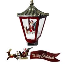 Ponteira de Arvore Treno Natal com Luz Som e Movimento 28689