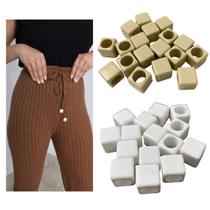 Ponteira De Cordão E Roupa Quadrado 100 peças Qualidade A+ Ponteira De Cordão E Roupa Quadrado 100 peças Qualidade A+