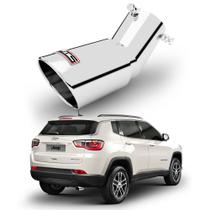 Ponteira de escapamento esportivo outs jeep compass inox top Ponteira de escapamento esportivo outs jeep compass inox top