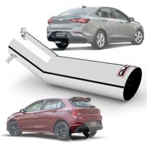 Ponteira de escapamento esportivo outs onix 2020/2022 inox pop Ponteira de escapamento esportivo outs onix 2020/2022 inox pop