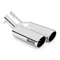 Ponteira de escapamento esportivo outs onix inox classic dupla Ponteira de escapamento esportivo outs onix inox classic dupla