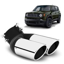 Ponteira De Escapamento Jeep Renegade 2016 Até 2023 Classic Ponteira De Escapamento Jeep Renegade 2016 Até 2023 Classic