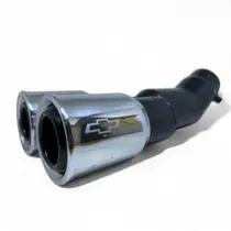 Ponteira De Escapamento Saída Dupla Chevrolet Prisma 2013 2014 2015 2016 2017 2018 2019 2020 2021 2022 2023