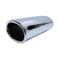 Ponteira De Escape Oval Reta 2.1/2 Polegadas Universal