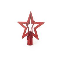 Ponteira de Estrela com Vazada de 20cm Enfeite de Natal - Cromus