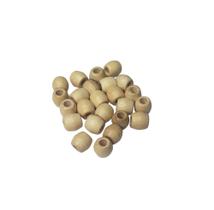 Ponteira de Madeira Canudo 11 mm Cor Marfim Bolinha