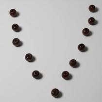Ponteira De Madeira Conta Bolinha 4mm Pintada Terço Ponteira De Madeira Conta Bolinha 4mm Pintada Terço