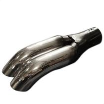 Ponteira Dupla Cromada Chevette 1.7/8 Polegadas Universal