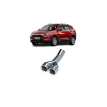 Ponteira dupla do escapamento novo tracker 1.2 turbo 2020 a 2022 original gm 98552025