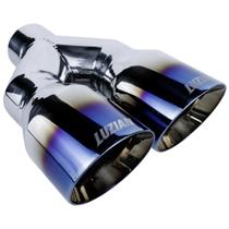 Ponteira Dupla em Aço Inox Luzian P021 Burned Tip com Y - 3,5 Polegadas