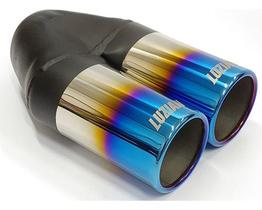 Ponteira Dupla Em Inox Burned 3 Polegadas Luzian P015