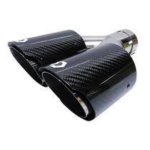 Ponteira Dupla Universal Inox Sport Escape Carro Adaptação