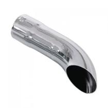 Ponteira Escapamento 5 polegadas x 360 mm curva cromada