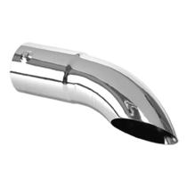 Ponteira Escapamento Cromada 2 Polegadas Curva 23cm