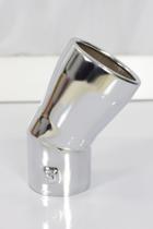 Ponteira Escapamento Cromada 4 Polegada Curva Ponteira Escapamento Cromada 4 Polegada Curva