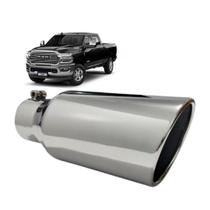 Ponteira escapamento dodge ram 2500e3500 4x6 inox polido Ponteira escapamento dodge ram 2500e3500 4x6 inox polido