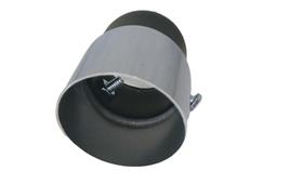 Ponteira Escapamentos Cromada Redonda Chanfrada