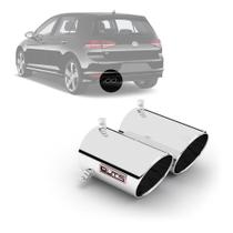 Ponteira Esportiva Escapamento Ponta Dupla Volkswagen Golf 2
