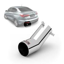 Ponteira esportiva para escapamento outs cronos inox pop