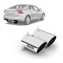 Ponteira Esportiva Para Escapamento Ponta Dupla Volvo S60