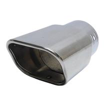 Ponteira Esportiva Quadrada Aço Inox Virolada Universal