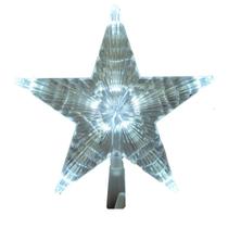 Ponteira estrela led natal enfeite decoração 17cm 220v - MAGIZI