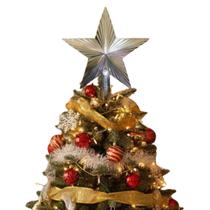 Ponteira Estrela Natalina 20cm Acabamento Premium Resistente Cores