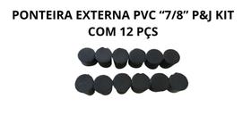 Ponteira Externa PVC 7/8 P&J kit com 12 pçs Ponteira Externa PVC 7/8 P&J kit com 12 pçs