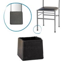 Ponteira Externa PVC Para Mesas Cadeiras Quadrado 20x20 KIT 4 Peças Ponteira Externa PVC Para Mesas Cadeiras Quadrado 20x20 KIT 4 Peças