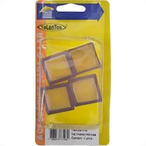 Ponteira Externa (Pvc) Talentos Quadrada 25X25 Transparente Cartela Com 4 Pecas Ponteira Externa (Pvc) Talentos Quadrada 25X25 Transparente Cartela Com 4 Pecas