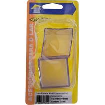 Ponteira Externa (Pvc) Talentos Quadrada 40X40 Transparente Cartela Com 2 Pecas Ponteira Externa (Pvc) Talentos Quadrada 40X40 Transparente Cartela Com 2 Pecas