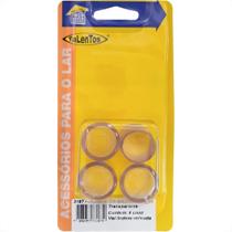 Ponteira Externa (Pvc) Talentos Redonda 7/8'' Transparente Cartela Com 4 Pecas Ponteira Externa (Pvc) Talentos Redonda 7/8'' Transparente Cartela Com 4 Pecas