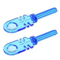 Ponteira Italiana Para Poleiro 13mm - Azul - Conjunto 12 unidades Ponteira Italiana Para Poleiro 13mm - Azul - Conjunto 12 unidades