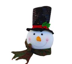 Ponteira Para Árvore De Natal Cabeça Boneco de Neve 35cm. Ponteira Para Árvore De Natal Cabeça Boneco de Neve 35cm.
