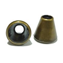 Ponteira Para Biquini e Cordão Ouro Velho 15mm - 100 Unidades