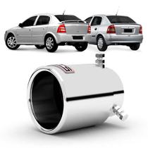 Ponteira para escapamento chevrolet astra 1999 a 2012 em aço inox