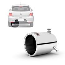 Ponteira Para Escapamento Gol G6 2013 Até 2016 Em Aço Inox