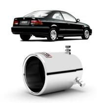 Ponteira para escapamento honda civic 1996 a 2000 em aço inox