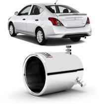 Ponteira para escapamento nissan versa 2011 a 2020 em aço inox Ponteira para escapamento nissan versa 2011 a 2020 em aço inox