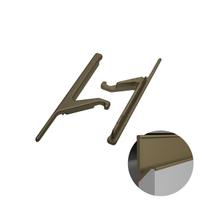 Ponteira Para Puxador Cava Bronze de 18 Mm 0240 Dmt Ponteira Para Puxador Cava Bronze de 18 Mm 0240 Dmt