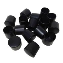 Ponteira Pé Cadeira Externa PVC Preto 1/2 13mm 1,3cm 100un