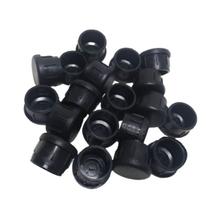 Ponteira Pé Cadeira Interna PVC Preta 1/2 13mm 1,3cm 16un