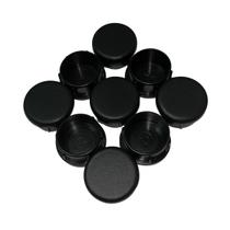 Ponteira Pé de Cadeira Tubo Kit Várias Peças Redondo Pvc Preto