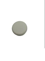 Ponteira Plástica Interna 2,5 Polegadas Cor Creme, Kit com 8 Peças