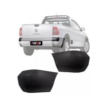 Ponteira Polaina Parachoque Traseira Direita Saveiro G5 G6 2009 a 2016 Com Furo Sensor